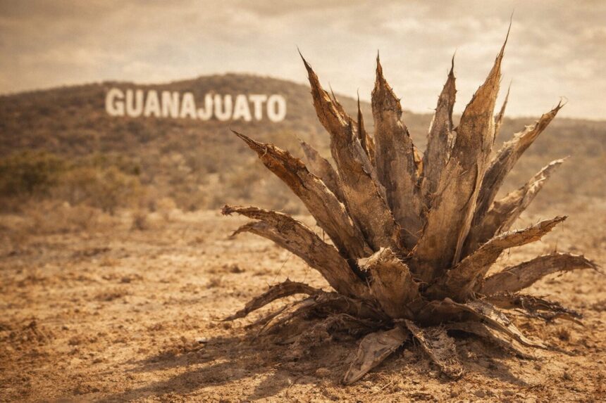 ChatGPT Image 26 mar 2026, 01_00_45 p.m. Invierten 31 mdp en riego para agave en Guanajuato, pero 86% de productores queda fuera.