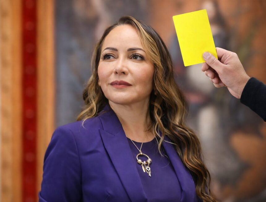 amontestación IEEG determina que alcaldesa de Guanajuato incurrió en infracción por difusión extemporánea de su informe