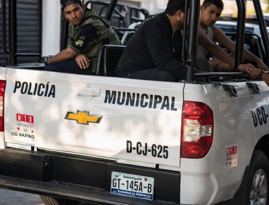 Vecinos y policía frustran robo a barbería en León; recuperan lo robado en Villas de Santa Julia