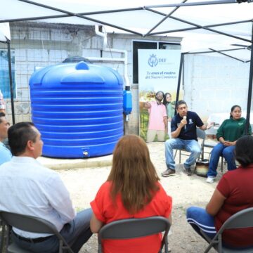 DIF Estatal instala sistemas de captación de agua en escuelas