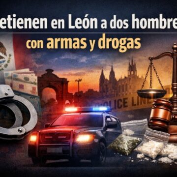 Cae pareja armada con fusiles de asalto y droga en la colonia Bellavista