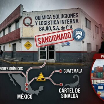 EE. UU. sanciona a empresa de León por presuntos nexos con la red química del Cártel de Sinaloa