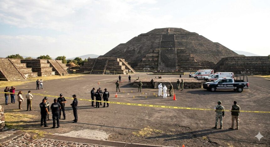 Tragedia en Teotihuacán: Ataque armado deja una turista fallecida y 13 heridos