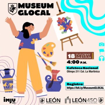 Screenshot 2026-05-18 2.55.43 PM 🎨✨ ¡Nos vemos hoy en Museum GLOCAL!Una tarde para conectar con el arte, la creatividad y distintas expresiones culturales en un mismo espacio. 🌍🖌️Ven a disfrutar las obras, inspirarte y vivir una experiencia diferente. 🎭💫⏰ 4:00 p.m.📍 Cafeteca Nacional📝 Regístrate aquí: https://bit.ly/MuseumGLOCAL#SomosGrandes #SomosFuertes #SomosLeón