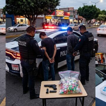Golpe al crimen en León: Caen presuntos homicidas y distribuidores con cientos de dosis de droga