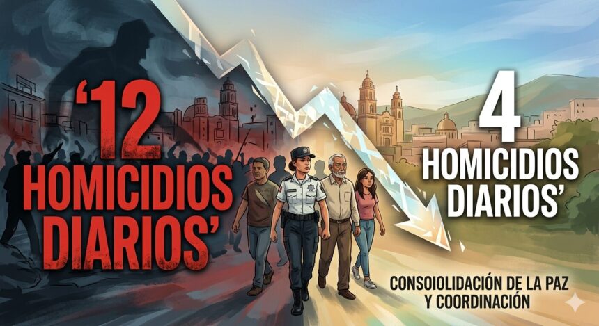 Avanza contención criminal: Estrategia federal reduce de 12 a 4 los homicidios diarios en Guanajuato