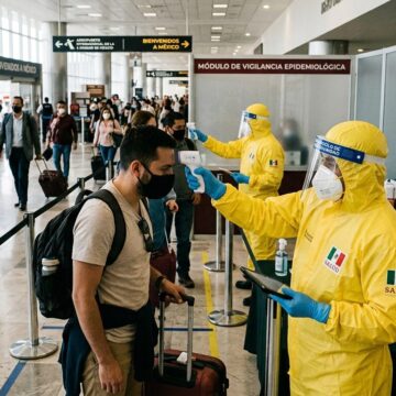 México implementará filtros sanitarios en aeropuertos internacionales