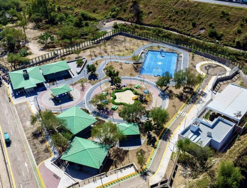 Avanzan las obras del Parque Metropolitano Sur en León; primera etapa concluirá este año