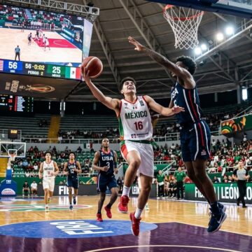 IMPLACABLE ABURRICIÓN EN LA DUELA: MÉXICO SUB-18 CAE 50-107 ANTE ESTADOS UNIDOS EN LA AMERICUP DE LEÓN
