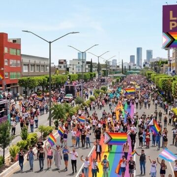 Mega Marcha Estatal Pride León 2026.