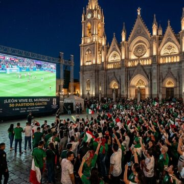 LEÓN SERÁ SEDE OFICIAL DEL MUNDIAL 2026 CON LA TRANSMISIÓN GRATUITA DE 50 PARTIDOS EN EL EXPIATORIO
