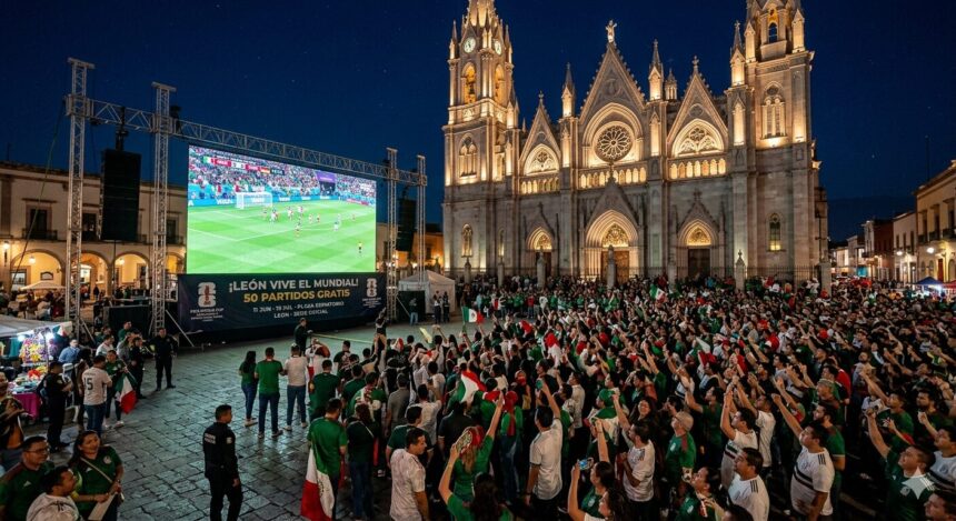LEÓN SERÁ SEDE OFICIAL DEL MUNDIAL 2026 CON LA TRANSMISIÓN GRATUITA DE 50 PARTIDOS EN EL EXPIATORIO
