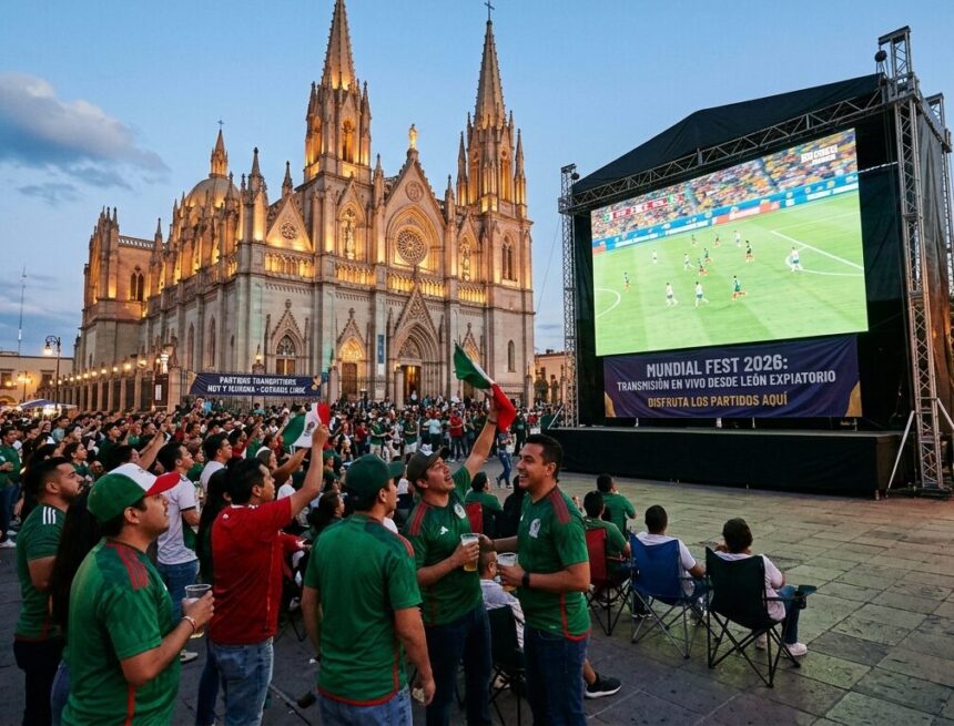 Mundial Fest 2026: Pantalla gigante en la Explanada del Expiatorio