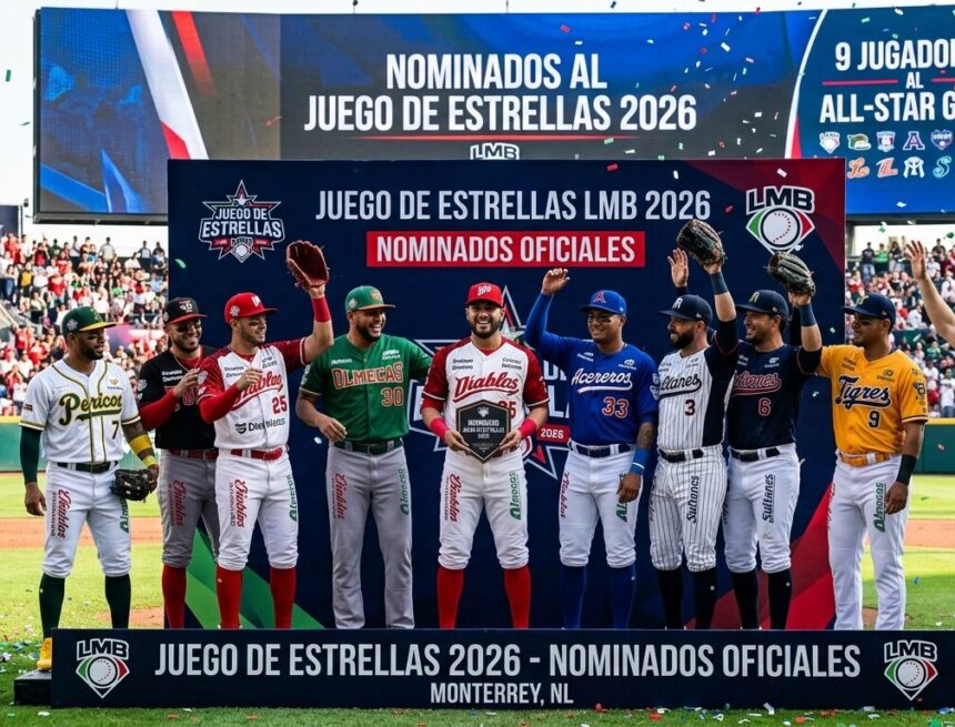 image_7c3a5512 Liga Mexicana de Béisbol (LMB) al anunciarse que nueve de sus jugadores fueron nominados de manera oficial en las boletas para el Juego de Estrellas