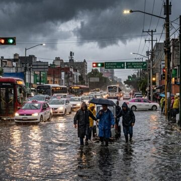 Histórico: Lluvia récord de 42 millones de metros cúbicos colapsa la Ciudad de México y activa la Alerta Roja