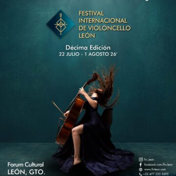 La décima edición del Festival Internacional de Violoncello (FIV León) arranca sus actividades artísticas y académicas en León, Guanajuato,