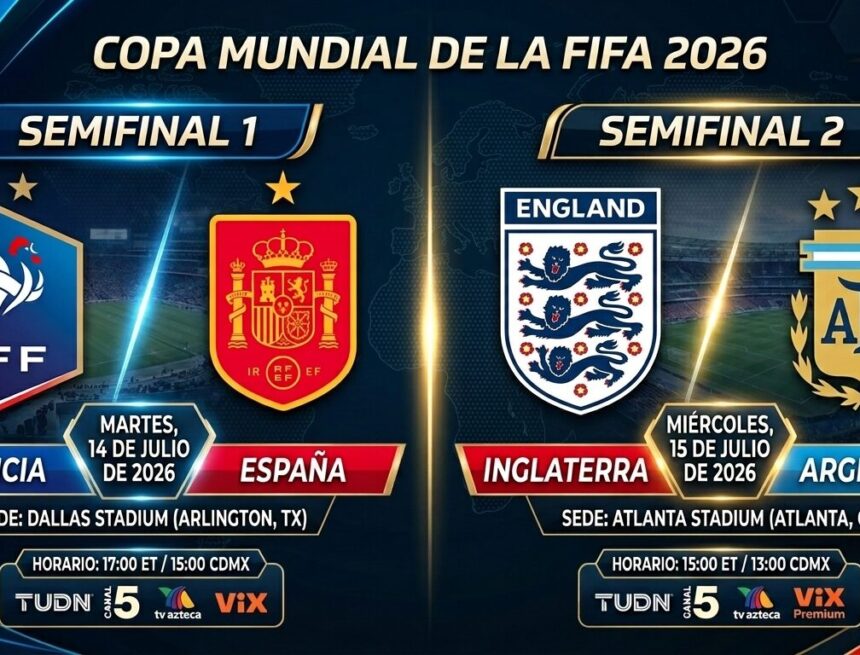 ⚽ Las semifinales del Mundial de 2026 reviven grandes mitos históricos