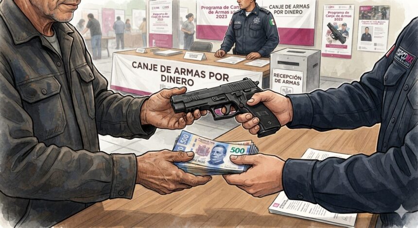 Inicia campaña de desarme voluntario en León; pagan hasta 26 mil pesos en efectivo por arma entregada