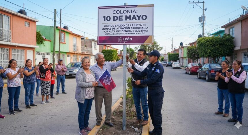 12 colonias de León salen de la lista de atención prioritaria por alta delincuencia