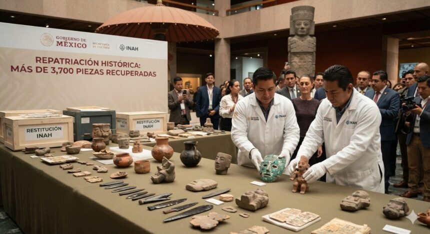 image_883b1d3f México recupera su historia: La repatriación histórica de más de 3,000 piezas arqueológicas