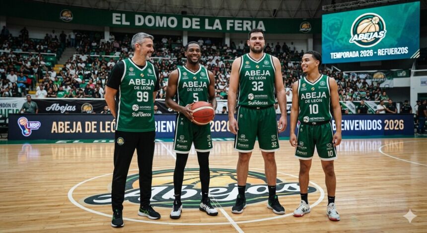 image_ba555626 Abejas de León mueve sus piezas: Tres refuerzos y nuevo entrenador para la LNBP 2026