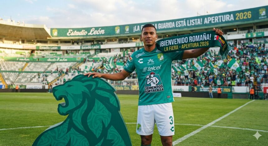 Jhohan Romaña es oficialmente nuevo jugador de León para el Apertura 2026