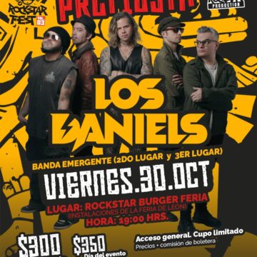 Los Daniels encabezarán la Prefiesta del Rockstar Fest Vol. 3 en León
