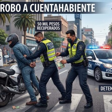Frustran robo de 50 mil pesos a cuentahabiente en León; hay un detenido