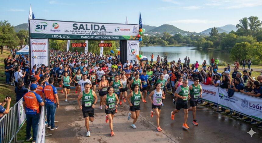 Crece el deporte sobre ruedas y asfalto: Más de 500 corredores conquistan la 4ta. Carrera Atlética del SIT en León