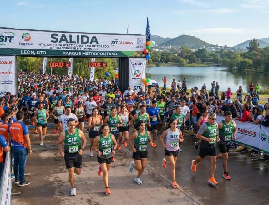 Crece el deporte sobre ruedas y asfalto: Más de 500 corredores conquistan la 4ta. Carrera Atlética del SIT en León