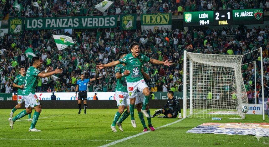 image_923359ff Éxtasis en el Nou Camp: Un «Platanazo» al 99′ mete al León entre los cinco mejores del Apertura 2026