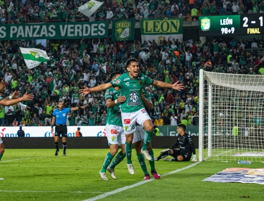 image_923359ff Éxtasis en el Nou Camp: Un «Platanazo» al 99′ mete al León entre los cinco mejores del Apertura 2026
