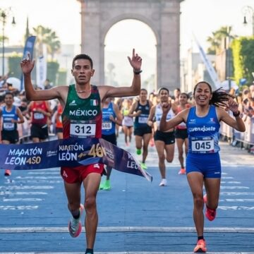 El Maratón León 450 hace historia: Juan Joel Pacheco y María de Jesús Beltrán conquistan la edición número 46