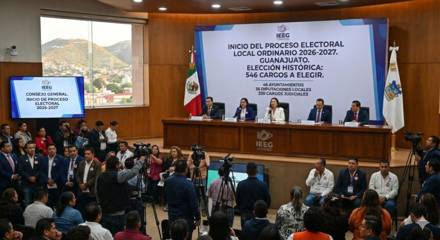image_e0fcae06 Histórico: Arranca el proceso electoral 2026-2027 en Guanajuato; se elegirán 546 cargos y, por primera vez, jueces locales