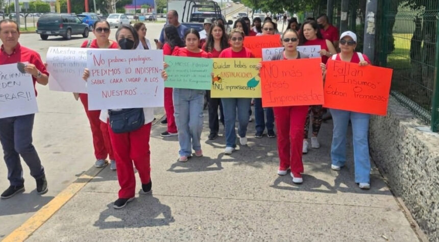image_2fc71018 Héroes sin insumos: Personal del IMSS en León intensifica protestas ante fractura de negociaciones nacionales